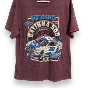 NASCAR  Daytona 500 62nd Annual Unisex Tee Sz L  NASCAR Men Tee